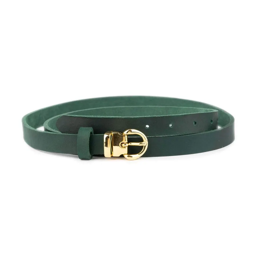 Emerald Gold-Buckle Belt