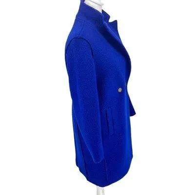 Sapphire Blue Wool Coat