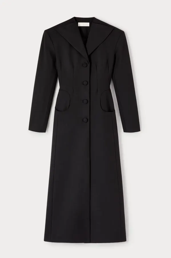 Eclipse Tailored Black Coat