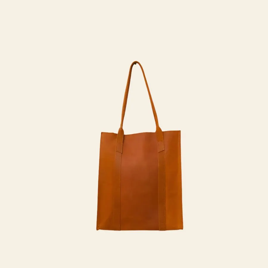 Classic Full-Grain Leather Tote