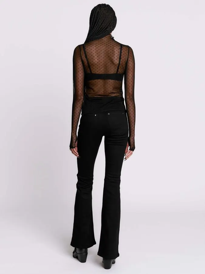 Midnight Mesh Top