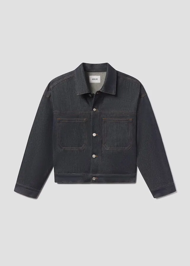 Structured Indigo Denim Jacket