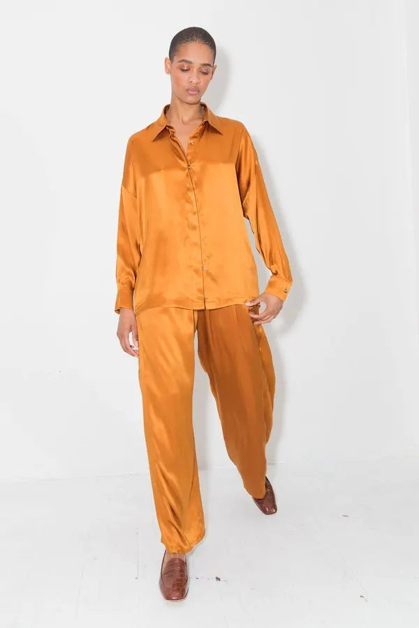 Amber Silk Shirt