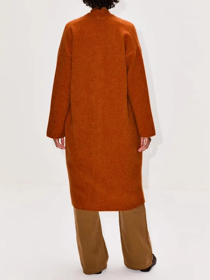 Chestnut Cocoon Coat