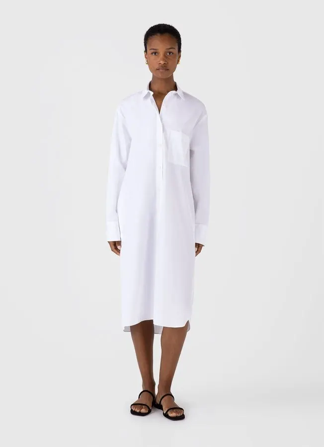Halden Poplin Shirt Dress