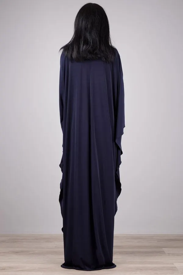Midnight Blue Kaftan Maxi Dress