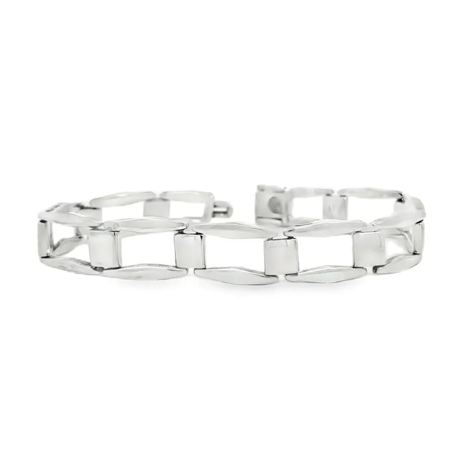 Chaine Argent Link Bracelet