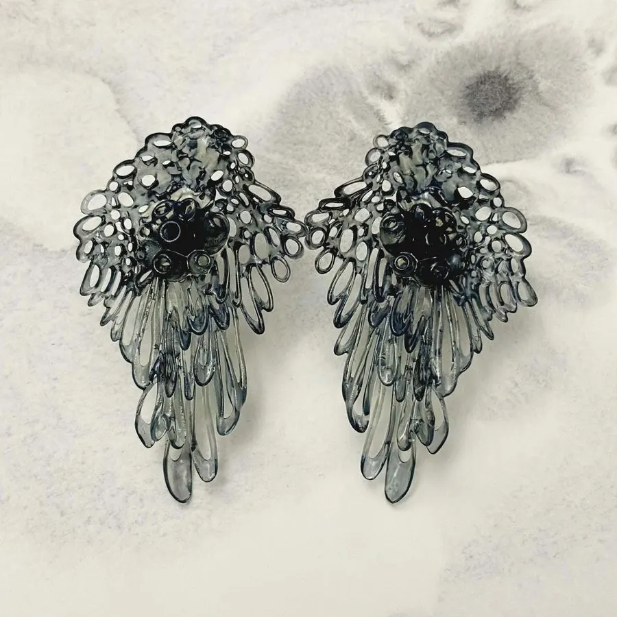 Eclipse Artistic Statement Earrings