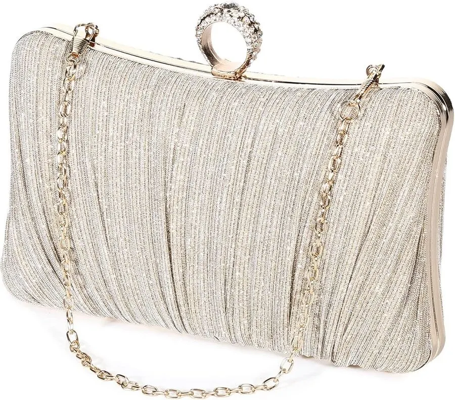 Champagne Mini Evening Bag