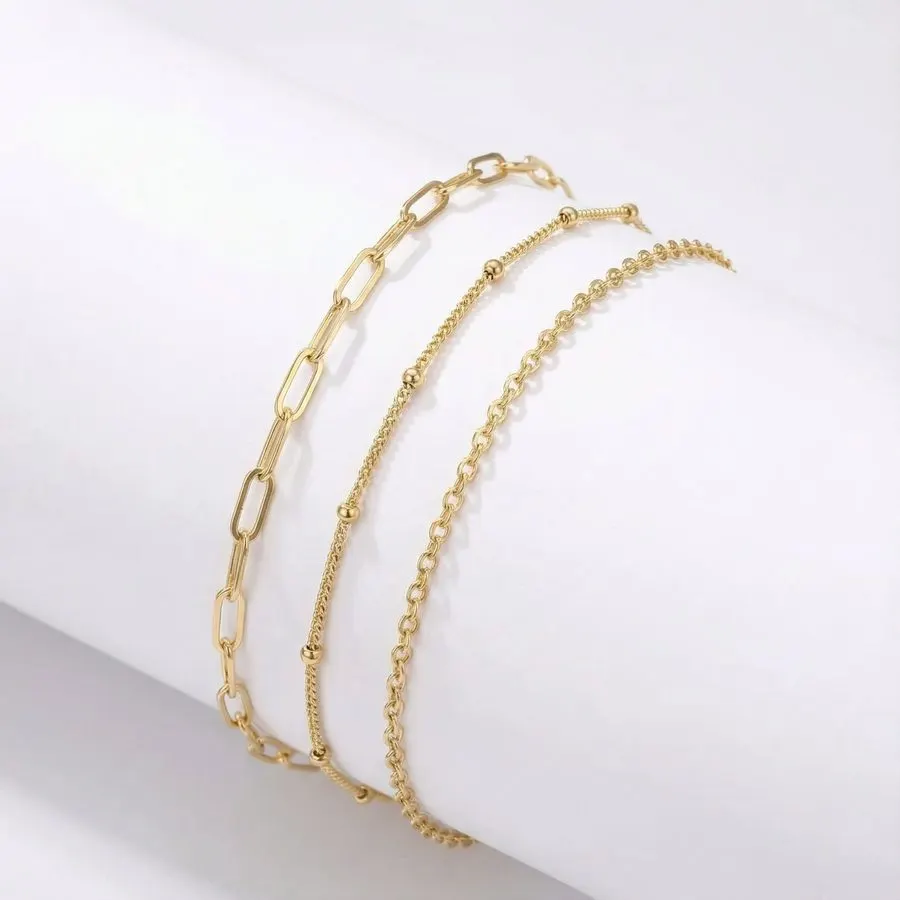 Dore Layering Bracelet Set