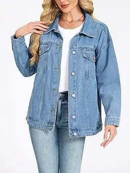 Oversized Boyfriend Denim Jacket
