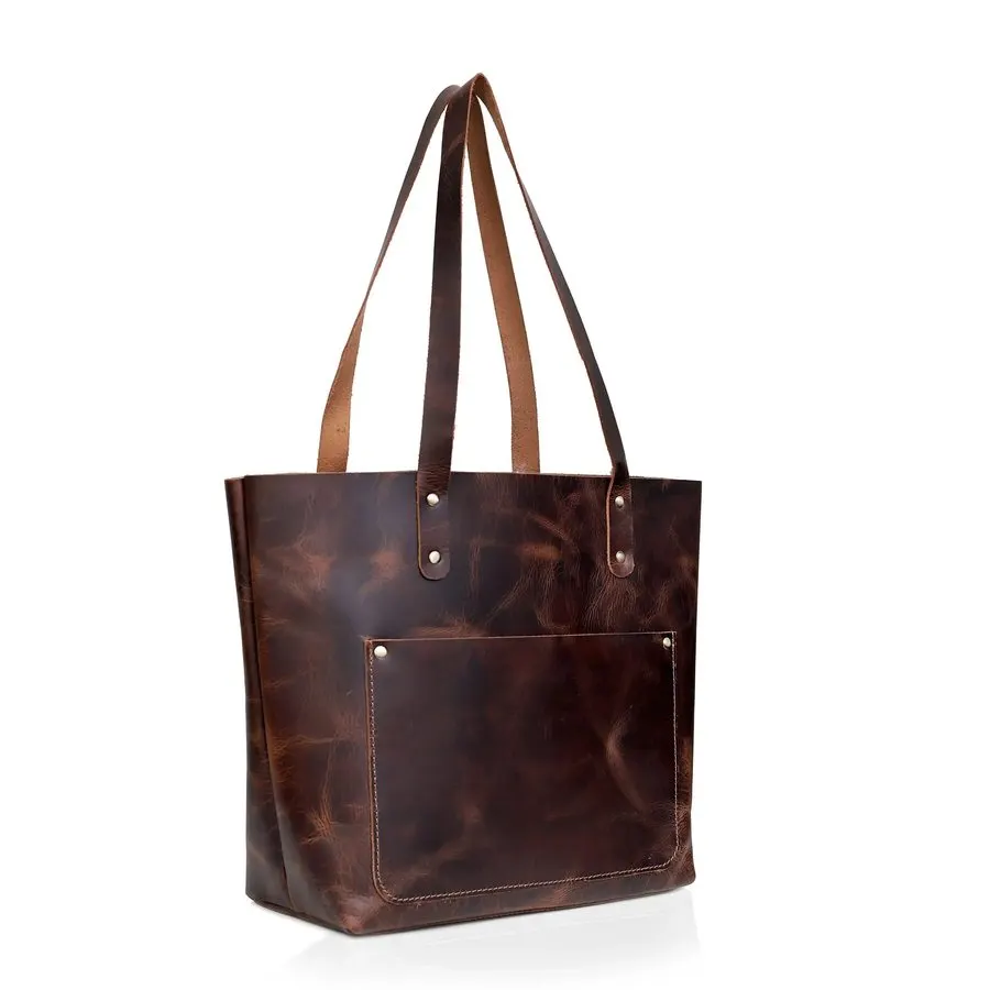 Bella Buffalo Leather Tote