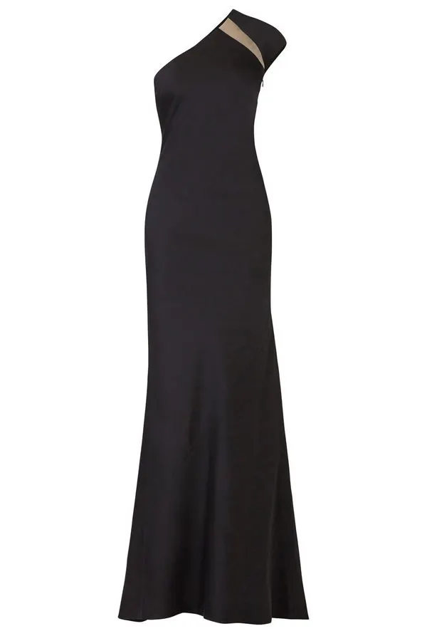 Onyx Column Maxi Dress
