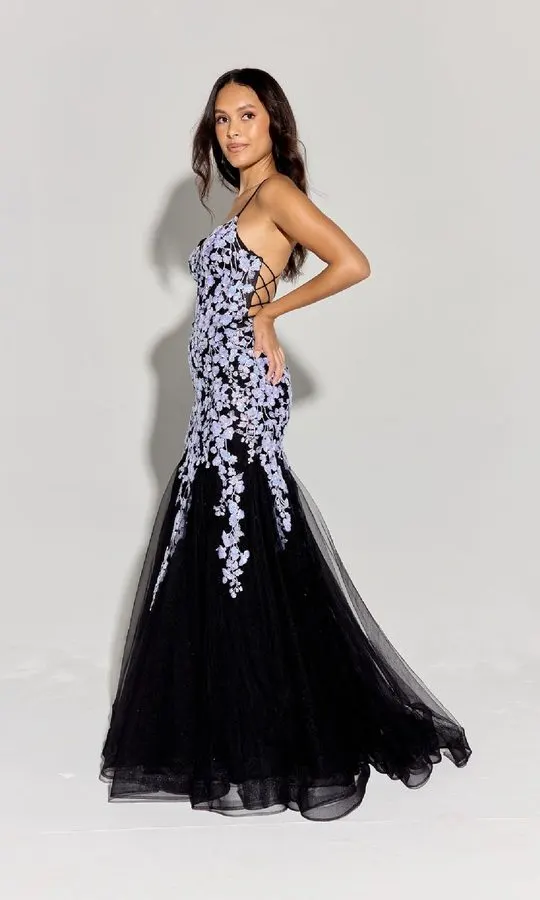 Midnight Sequin Mermaid Gown