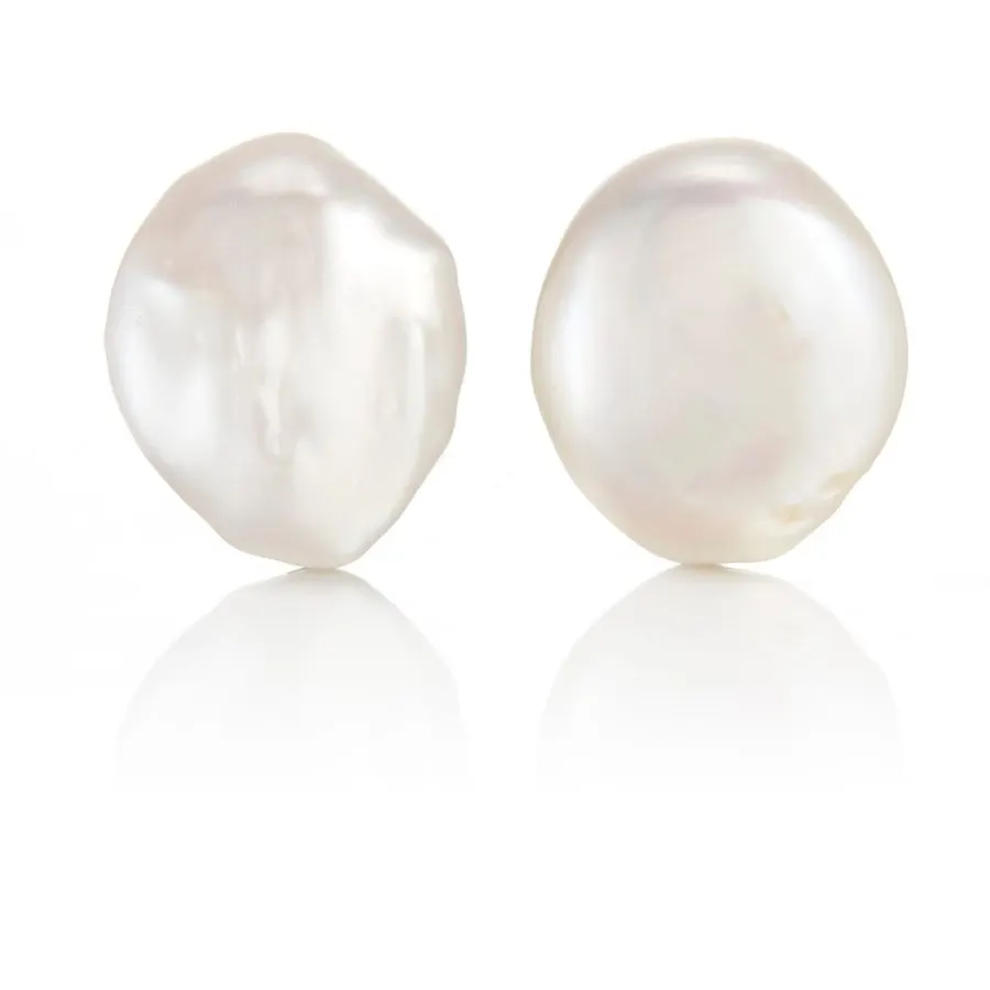 Baroque Pearl Stud Earrings