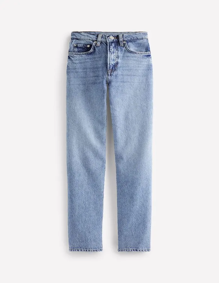 Clean Rigid High-Rise Jeans