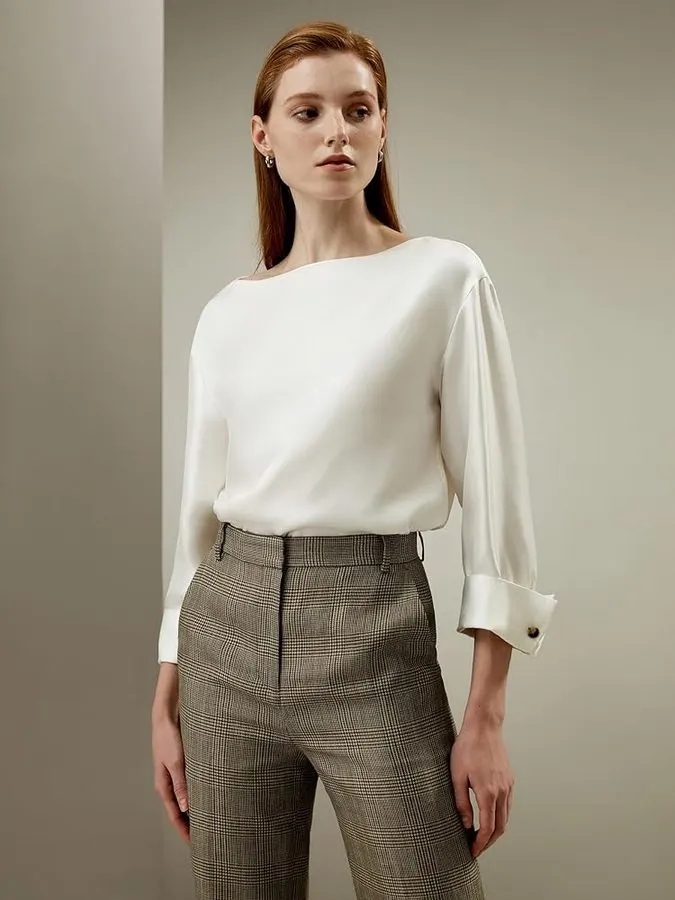 Silk Twill Blouse