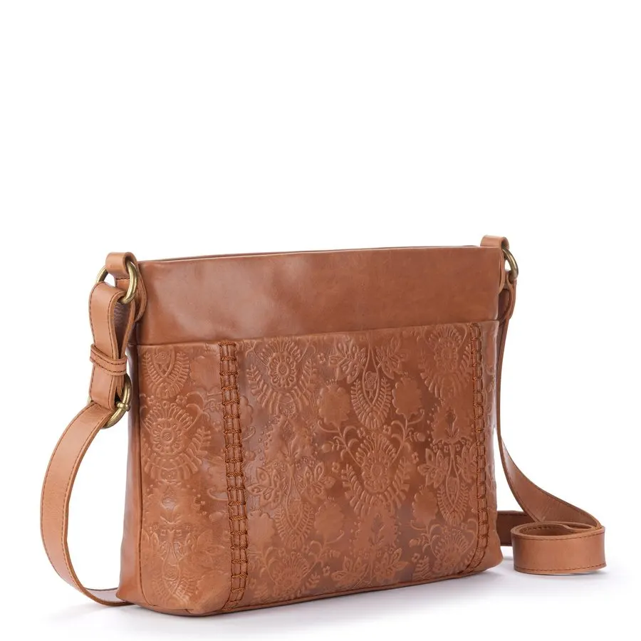 Terracotta Embossed Crossbody