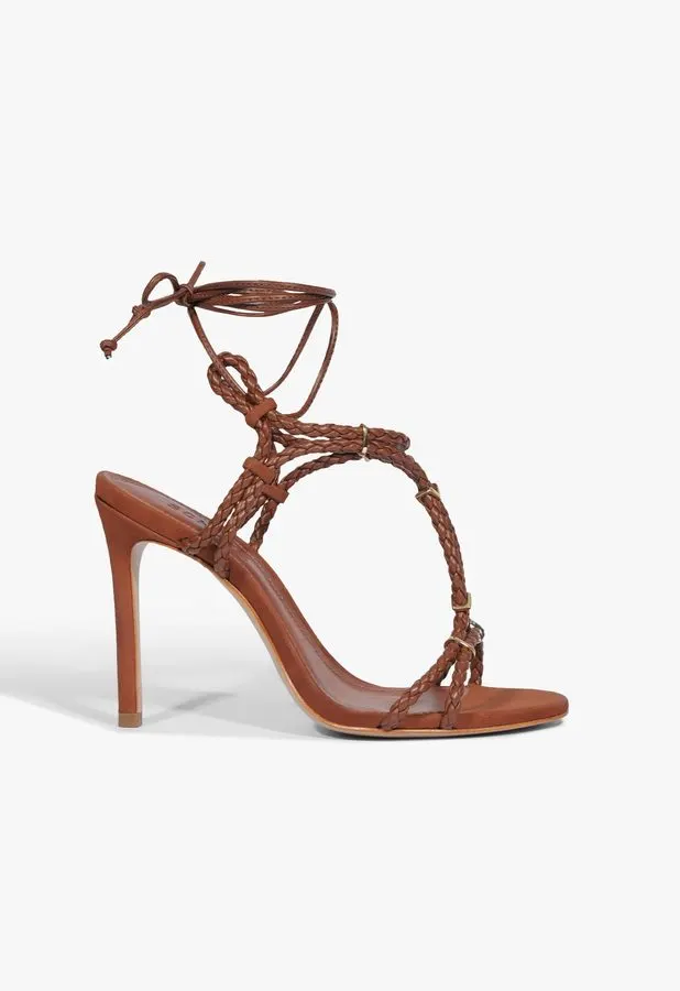 Cognac Platform Stiletto