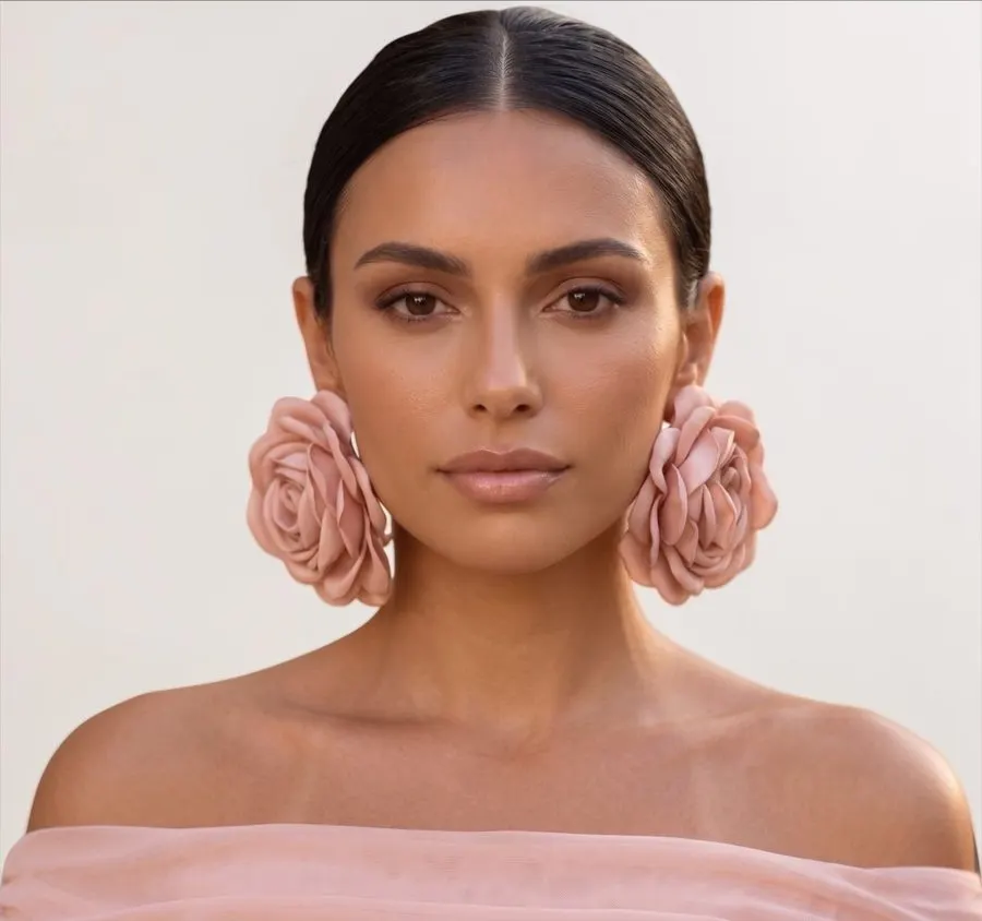 Rose Hour Statement Earrings
