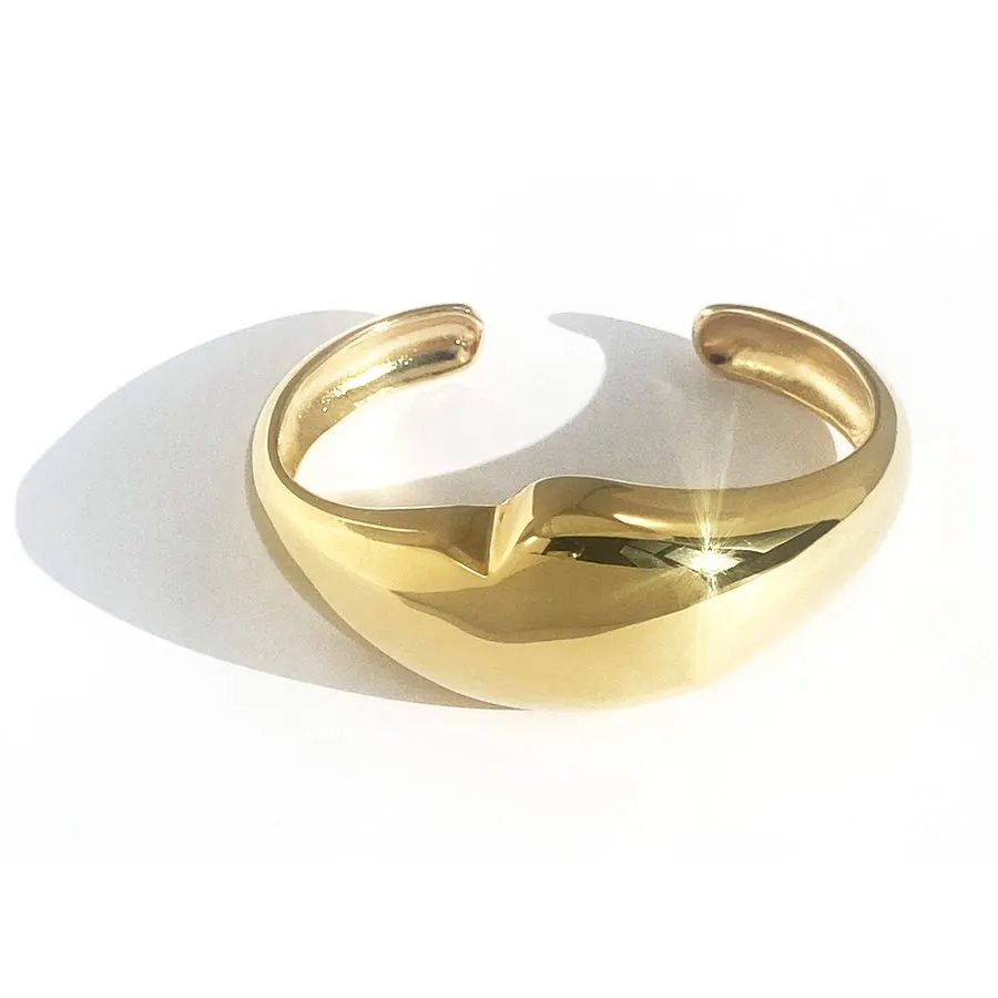 Colette Domed Gold Cuff