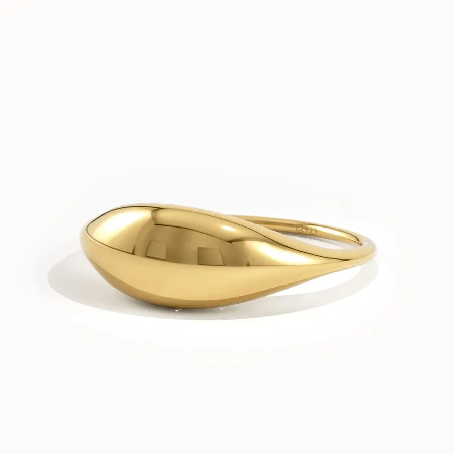 Domed Signet Band
