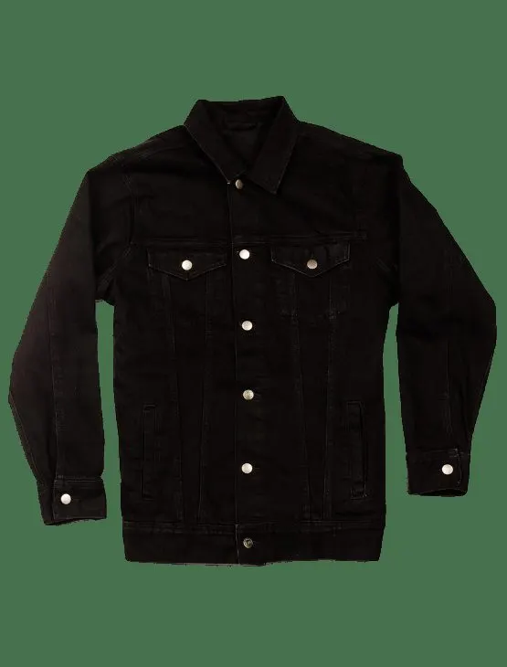Noir Classic Trucker Denim Jacket