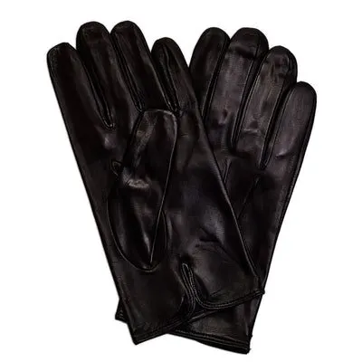 Noir Silk-Lined Gloves