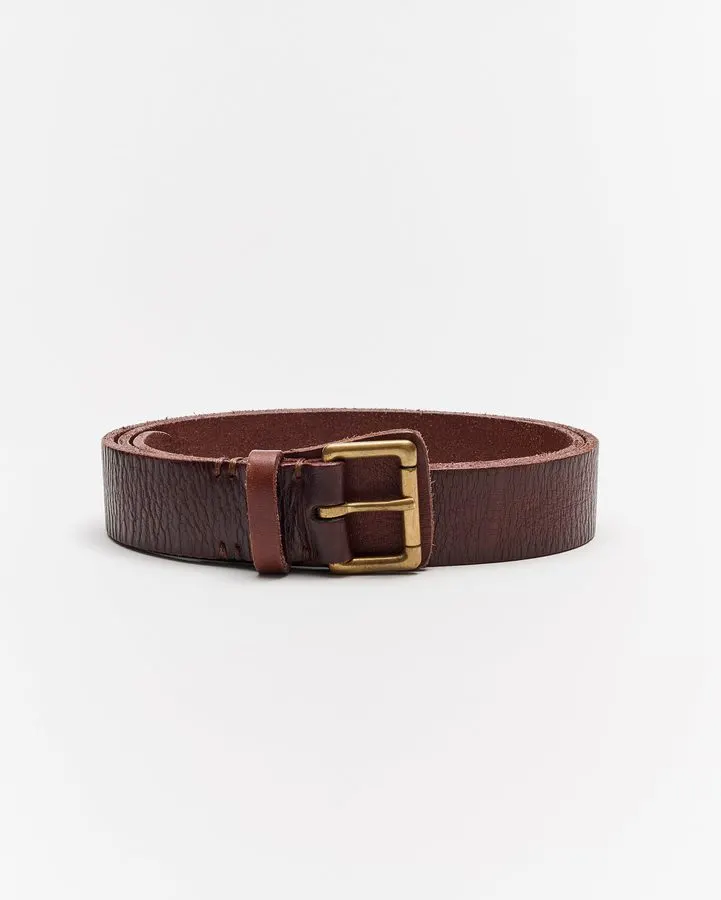 Buckle-Detail Leather Belt