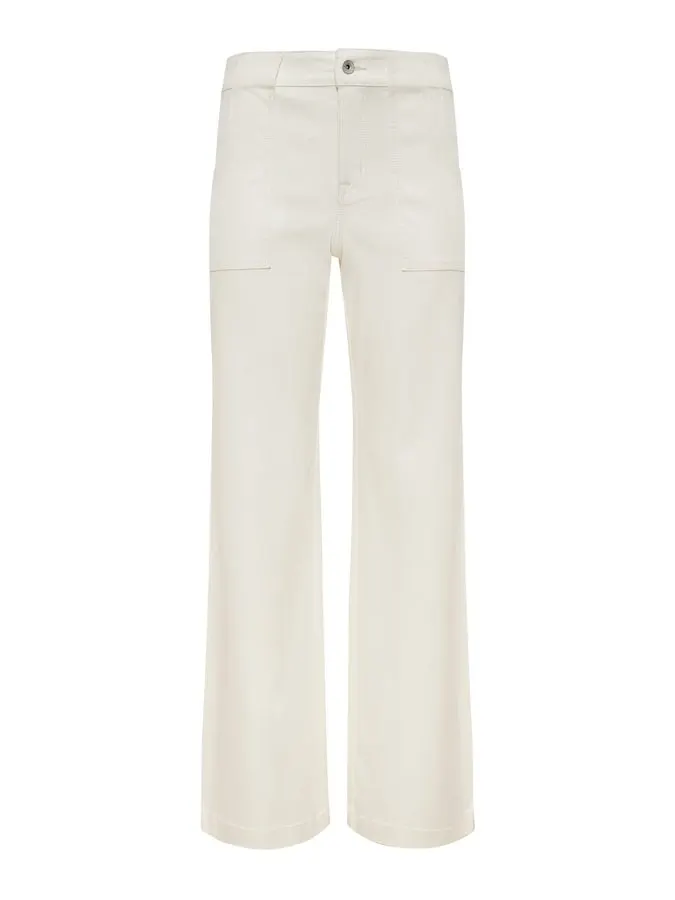 Sculpted Wide-Leg Trousers