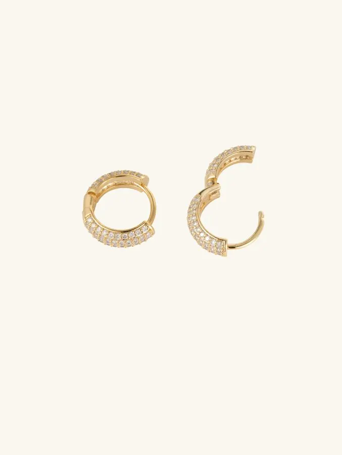 Bloom Gold Hoops
