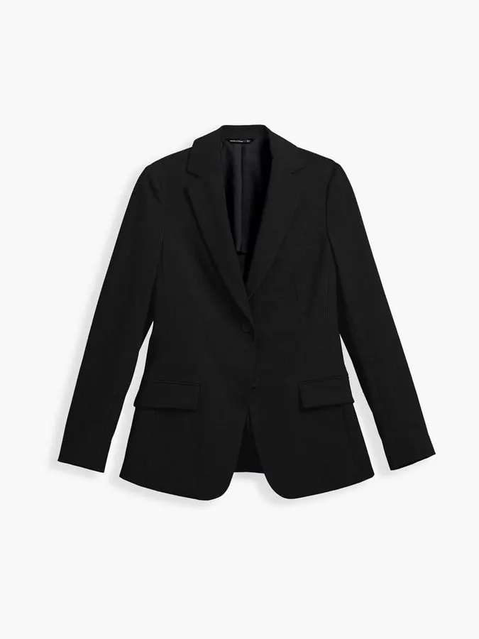 Tailored Black Suit Blazer