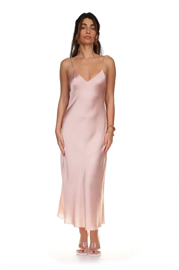 Rosewood Bias Slip Dress
