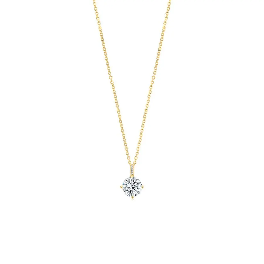 Eclat Solitaire Pendant Necklace