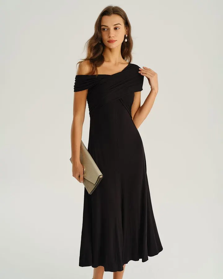 Vega One-Shoulder Midi
