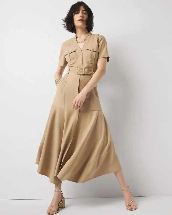 Sabine Utility Shirt Dress