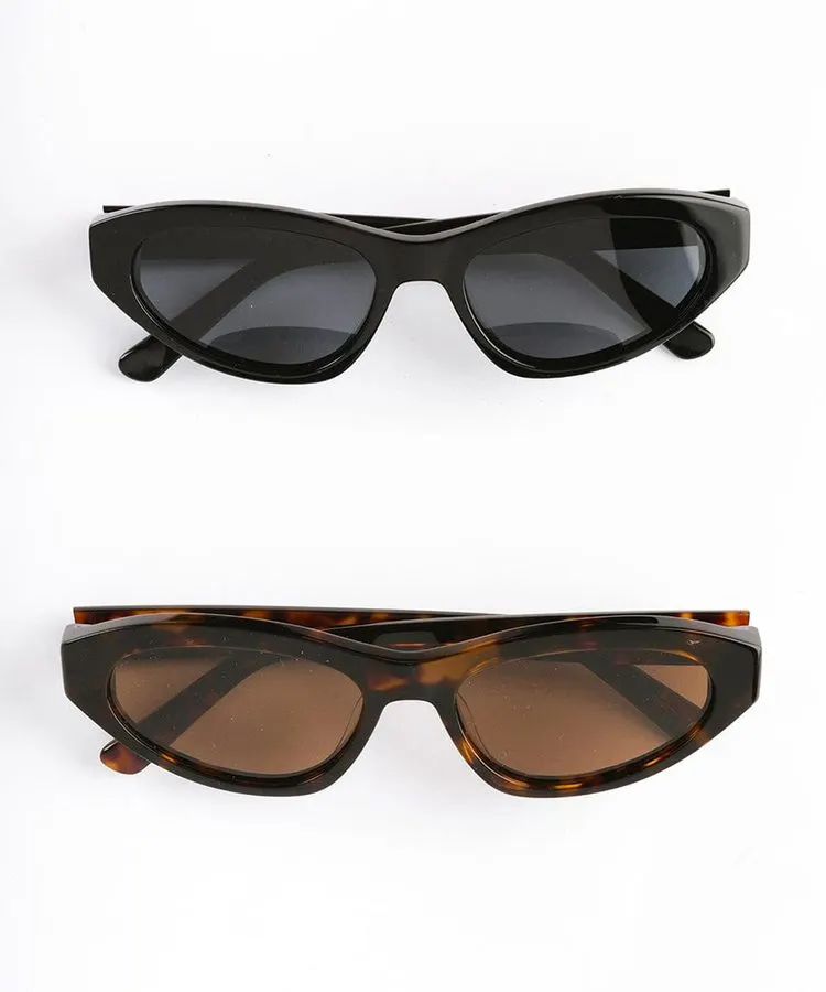 Delphine Winged Cat-Eye Sunglasses