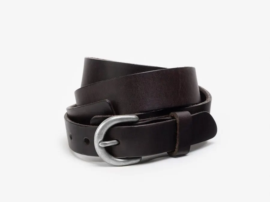 Noir Grain Buckle Belt