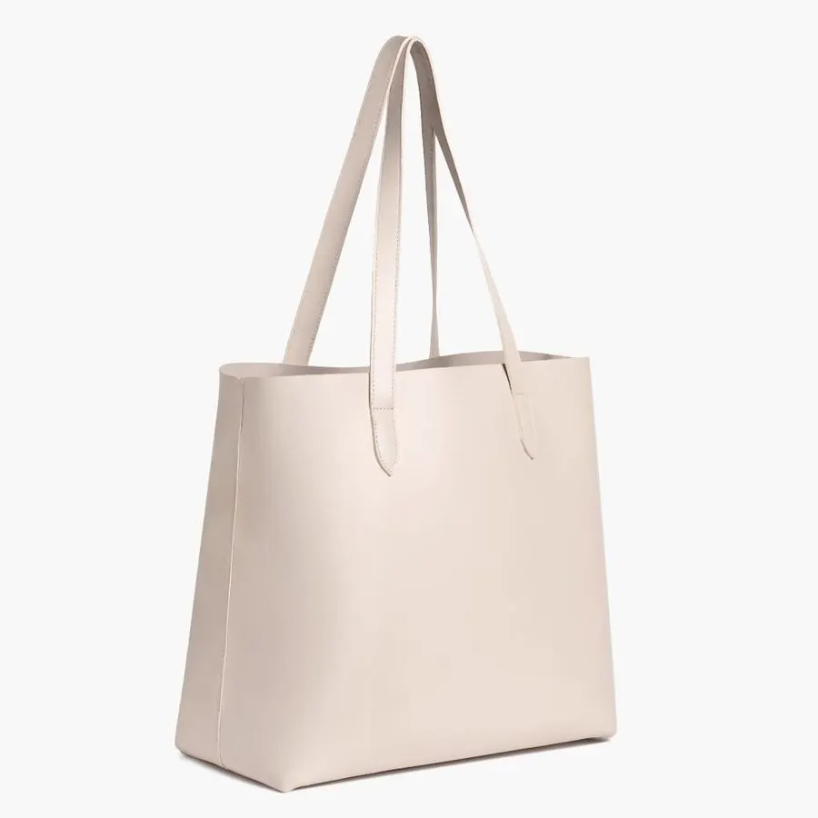 Business Hour Structured Leather Tote