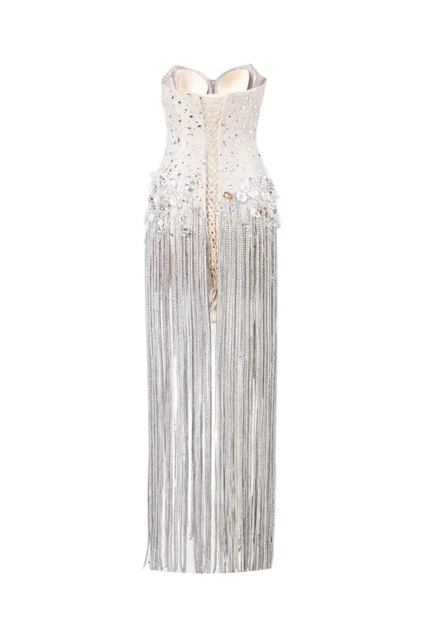 Cabaret Sequin Wrap Gown