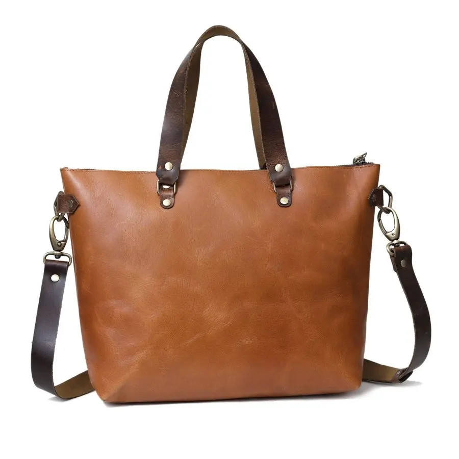 New York Buffalo Leather Tote