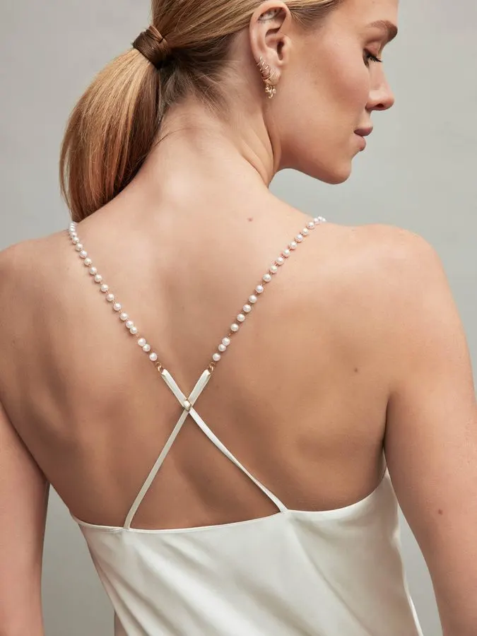 Pearl Satin Cami Slip Dress