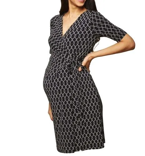 Seraphine Deep-V Wrap Dress