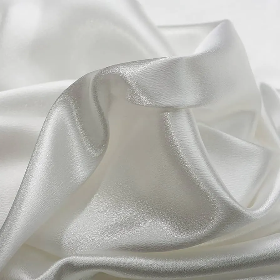 Moonstone Grey Silk Satin Wrap