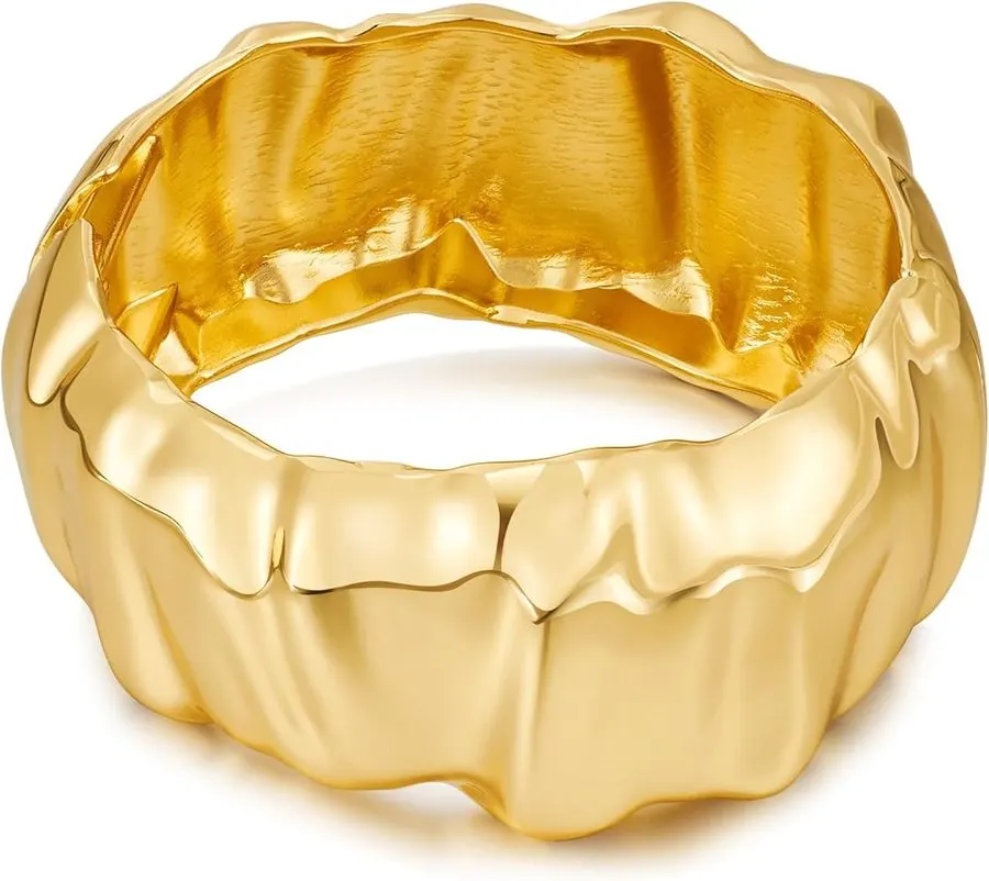 Epais Chunky Gold Bracelet
