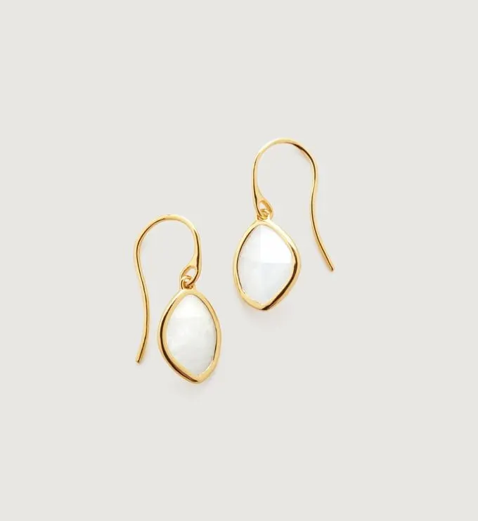 Vermeil Petal Drop Earrings