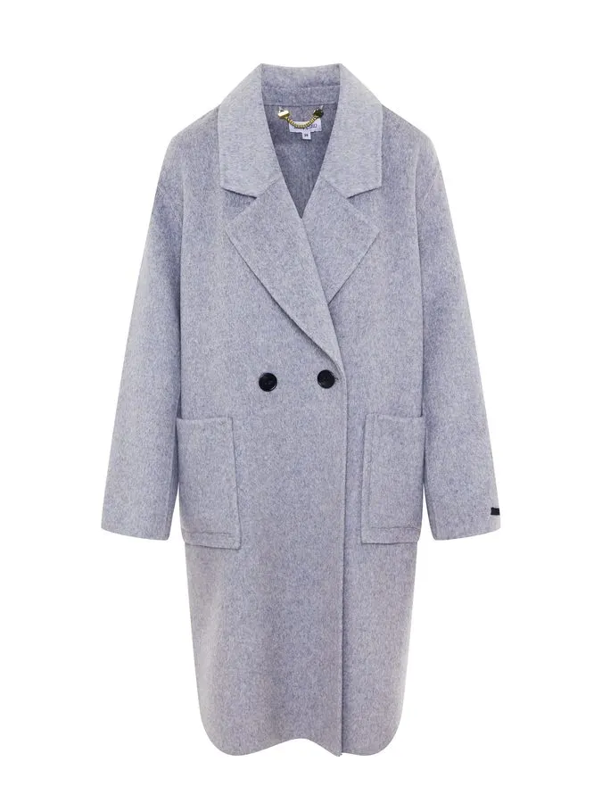Ash Grey Wool Coat