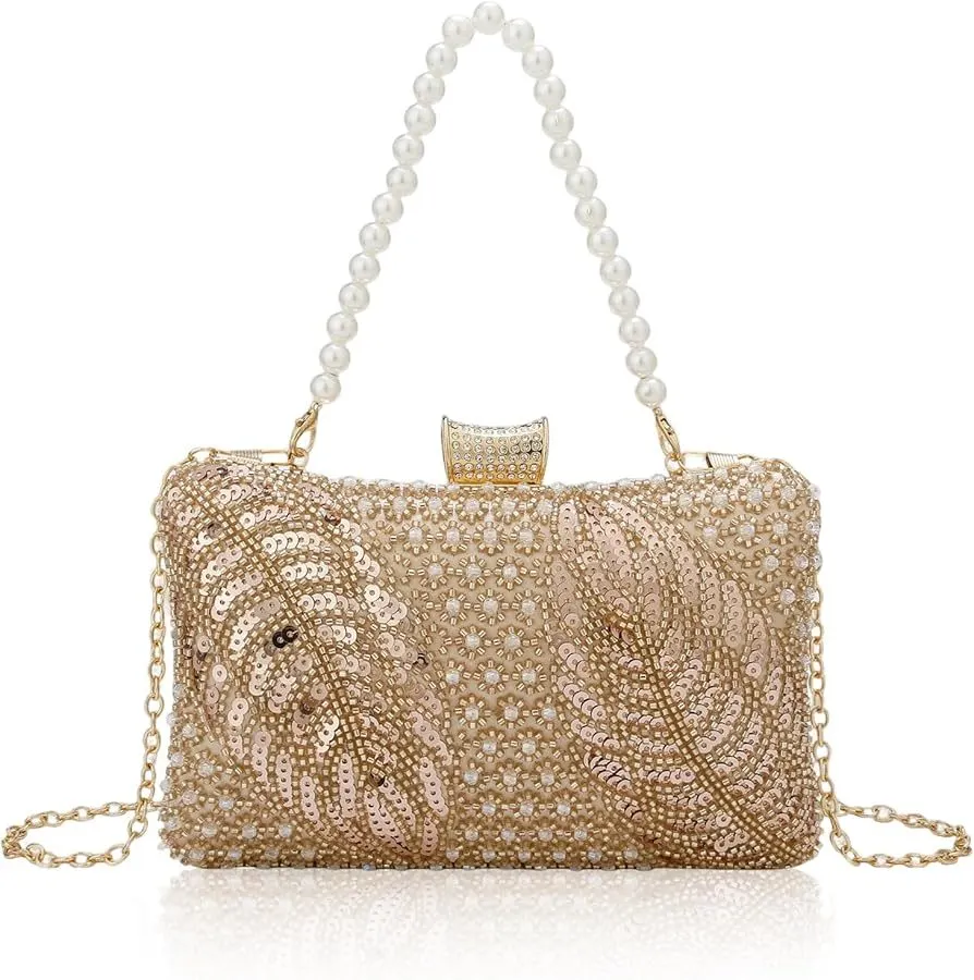 Champagne Mini Evening Bag