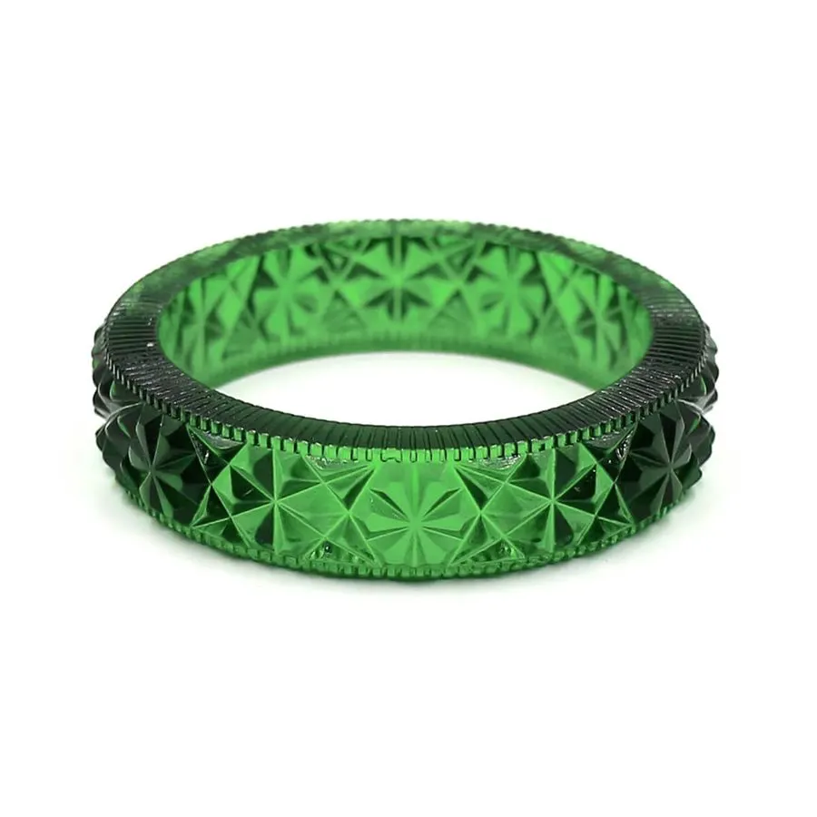Verte Emerald Statement Bangle