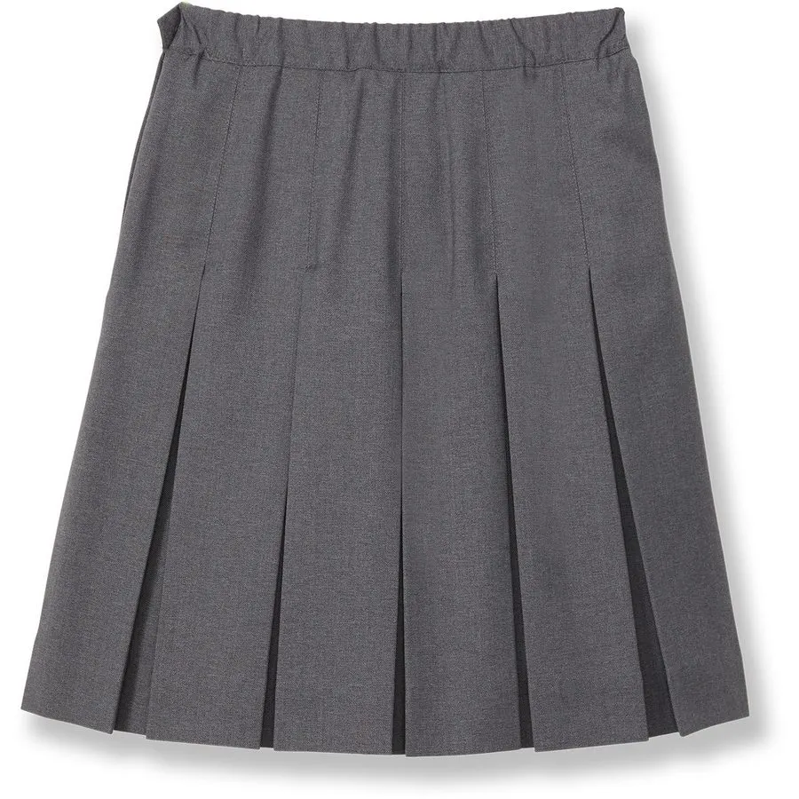 Charcoal Sunray Pleated Skirt